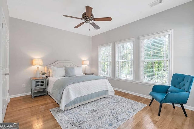 7524 Portbury Park Ln, Suwanee, GA 30024 - bedroom with light wood finished floors, baseboards, and visible vents