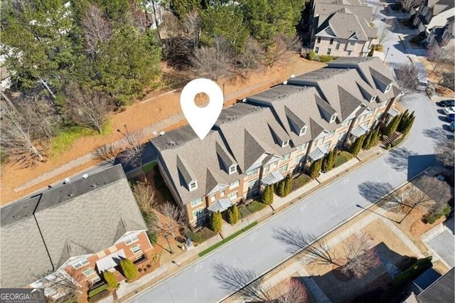 7420 Glisten Ave, Sandy Springs, GA 30328 - aerial perspective of suburban area