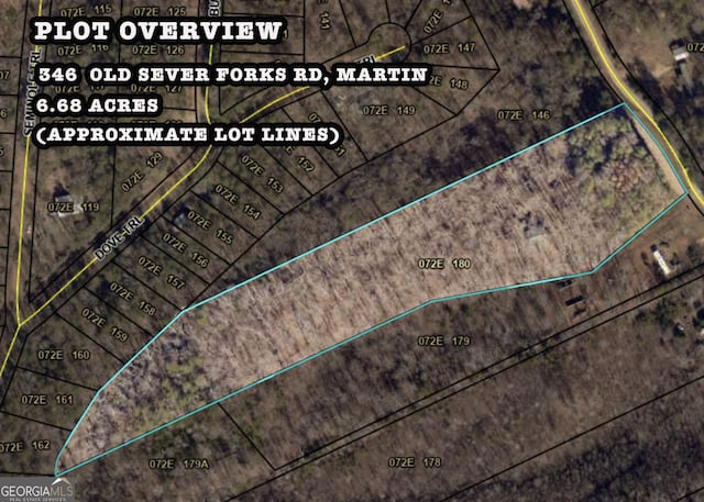 346 Old Seven Forks Rd, Martin, GA 30557 - map