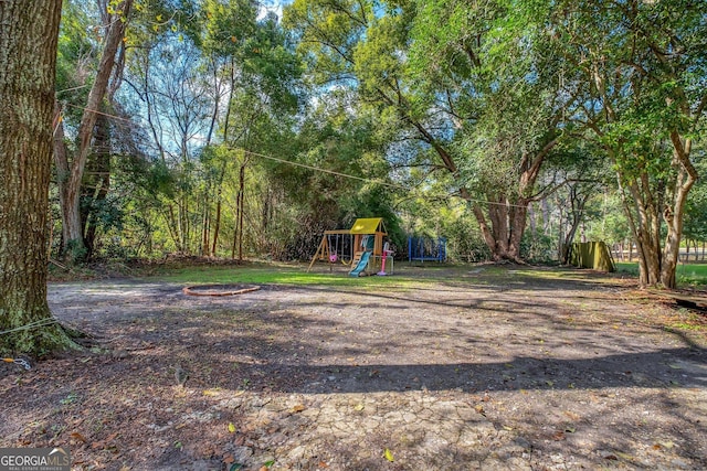 view of community playground