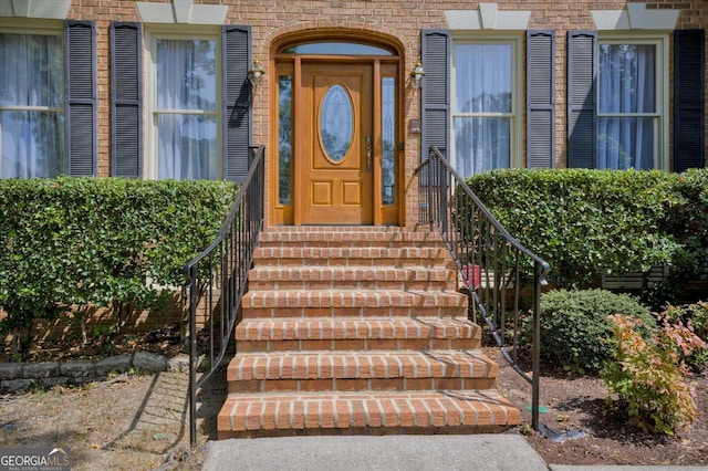 view of entrance to property