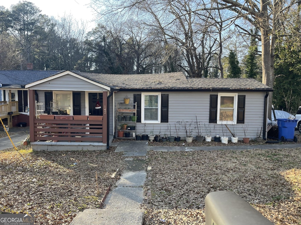 view of ranch-style house