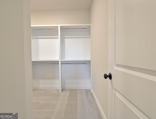 view of closet