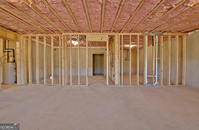 misc room with water heater