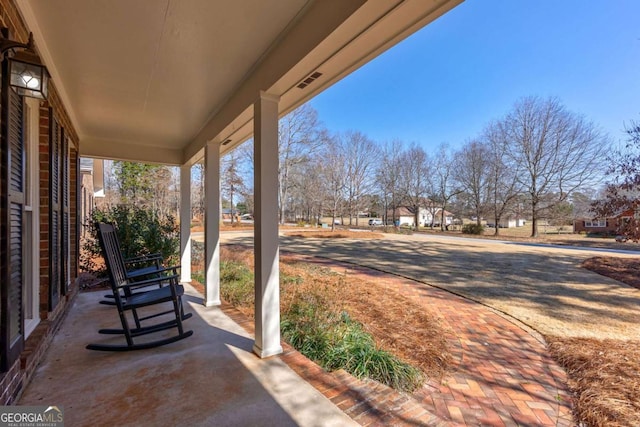 view of patio / terrace featuring a porch