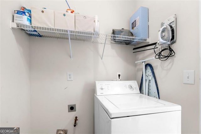 laundry room with washer / dryer and laundry area