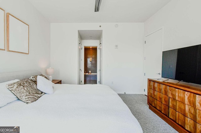 bedroom featuring carpet floors