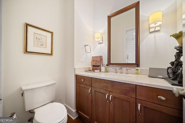 3630 Peachtree Rd NE Unit 1809, Atlanta, GA 30326 - half bath with vanity and toilet