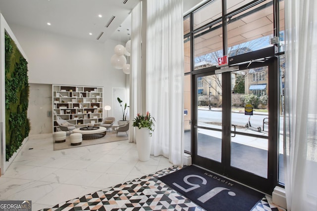 775 Juniper St NE Unit 613, Atlanta, GA 30308 - lobby with a high ceiling