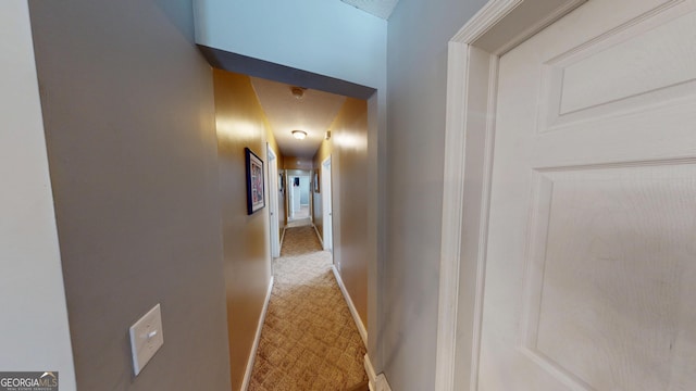 hall with baseboards