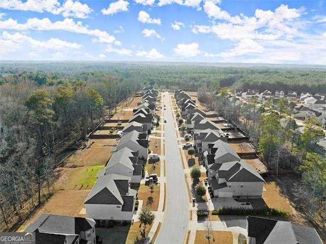 birds eye view of property featuring a residential view