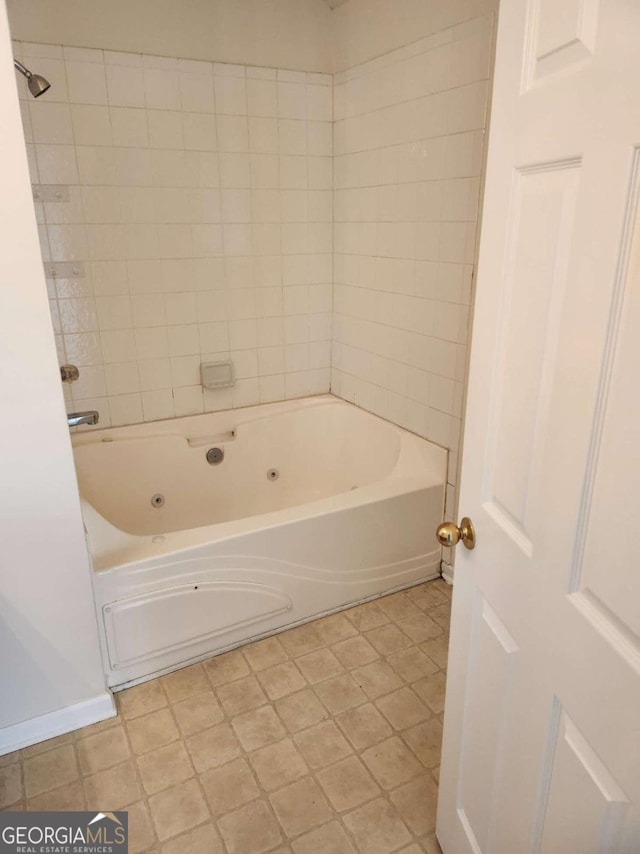 bathroom featuring a combined bath / shower with jetted tub