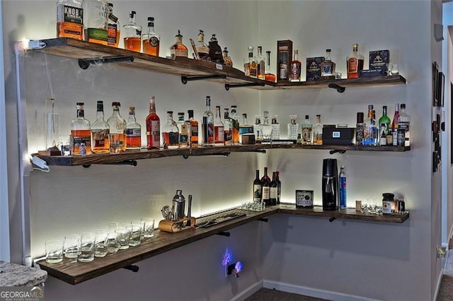 bar with a bar