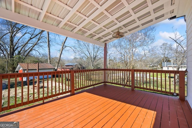 4901 Macon Hwy, Bishop, GA 30621 - view of deck