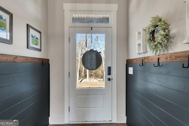 view of doorway to outside