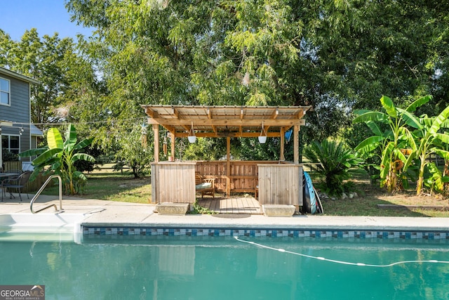 pool featuring a patio