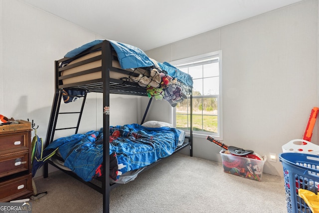 bedroom featuring carpet floors