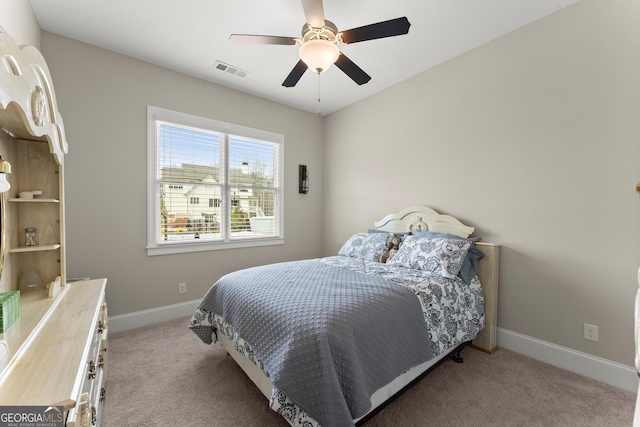 2903 Eva Clb, Acworth, GA 30101 - bedroom with carpet floors and ceiling fan