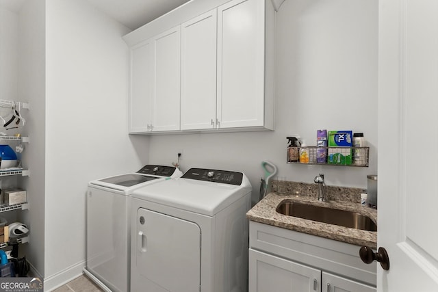 2903 Eva Clb, Acworth, GA 30101 - washroom with washer and dryer and cabinet space
