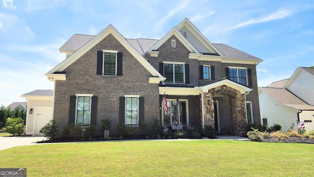 2903 Eva Clb, Acworth, GA 30101 - craftsman-style house featuring a front lawn, a garage, and concrete driveway