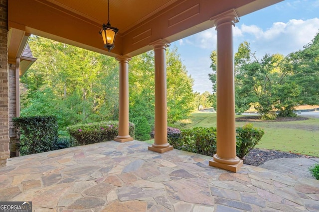 view of patio