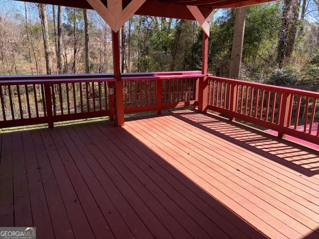 view of deck