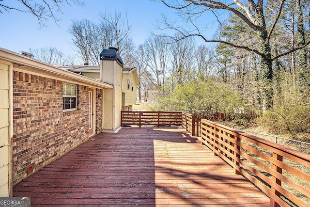 view of deck