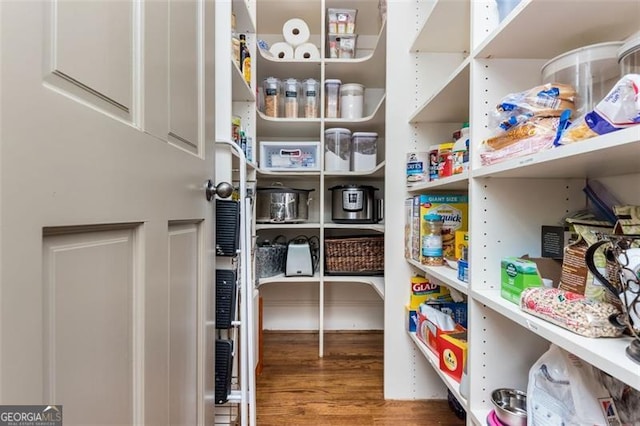 view of pantry