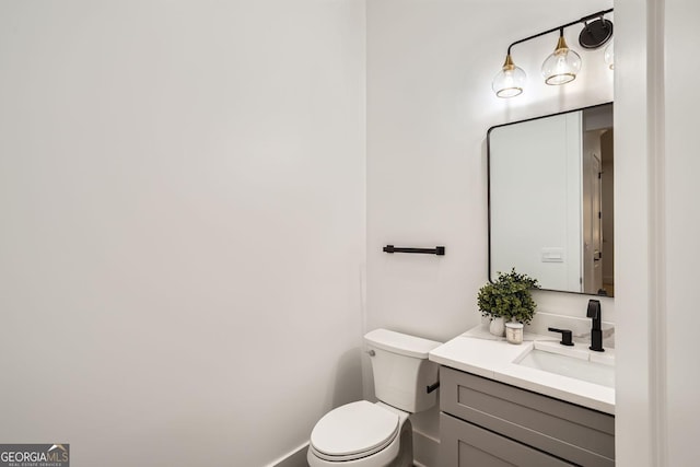1523 Grayson Pkwy, Grayson, GA 30017 - half bath featuring toilet and vanity