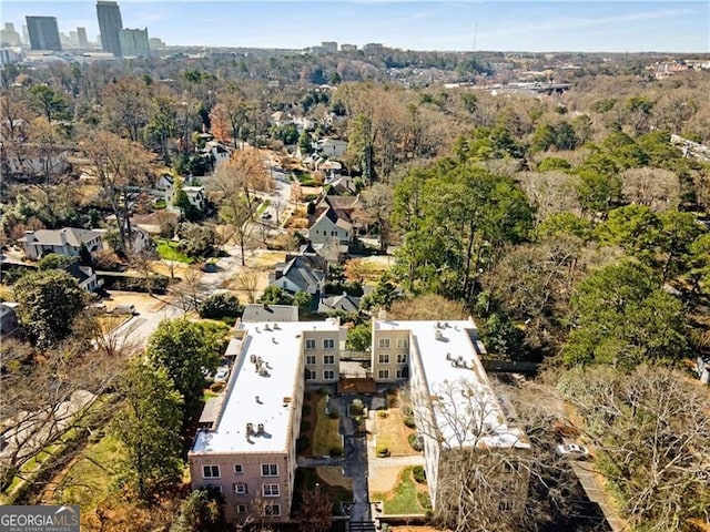 drone / aerial view