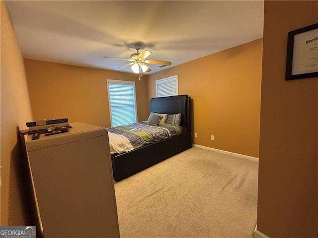 1657 Stilesboro Ridge Dr, Kennesaw, GA 30152 - bedroom featuring carpet and a ceiling fan