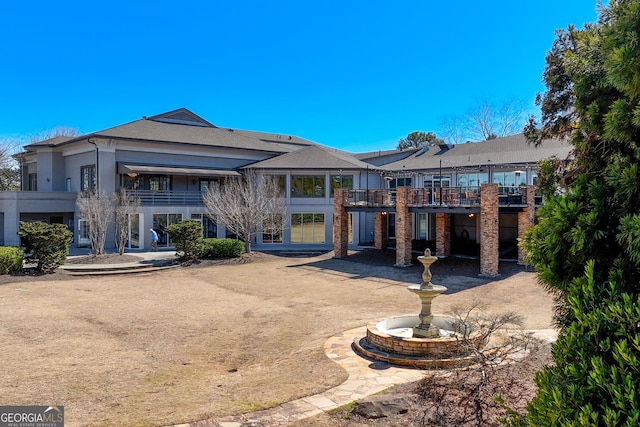 view of back of property