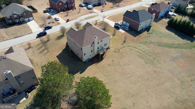 birds eye view of property featuring a residential view