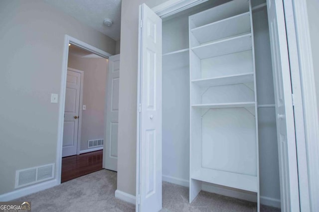 closet with visible vents