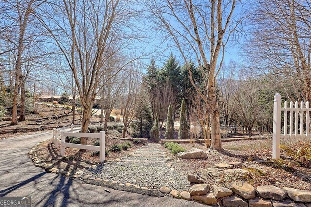 185 Starlight Dr, Sautee Nacoochee, GA 30571 - view of yard with fence