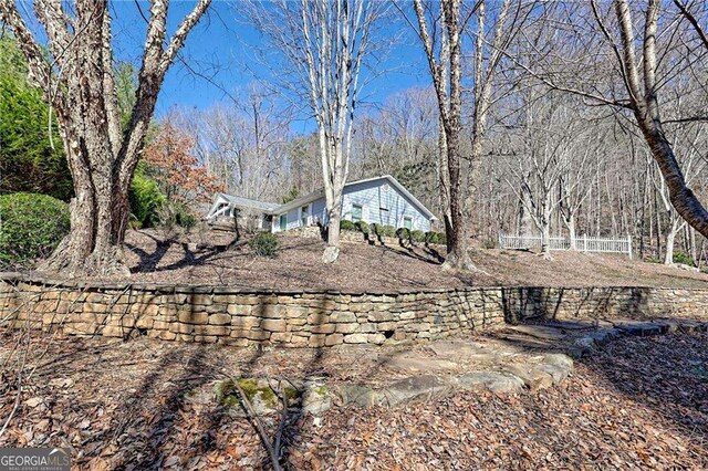 185 Starlight Dr, Sautee Nacoochee, GA 30571 - view of yard