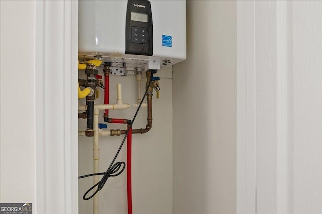 utilities with tankless water heater