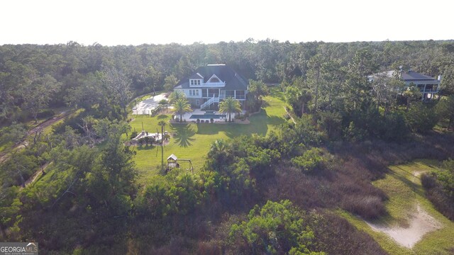 174 Bartram Way, Waverly, GA 31565 - aerial overview of property's location featuring rural landscape
