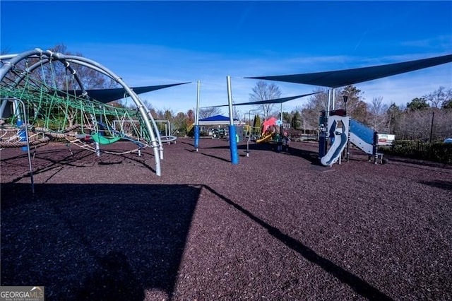 view of communal playground