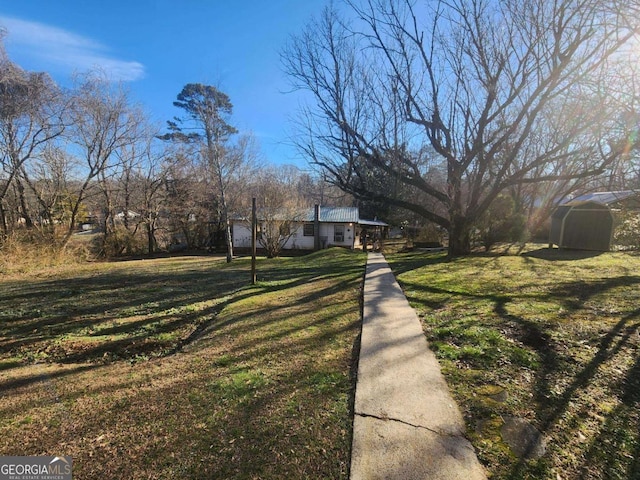 view of street with driveway