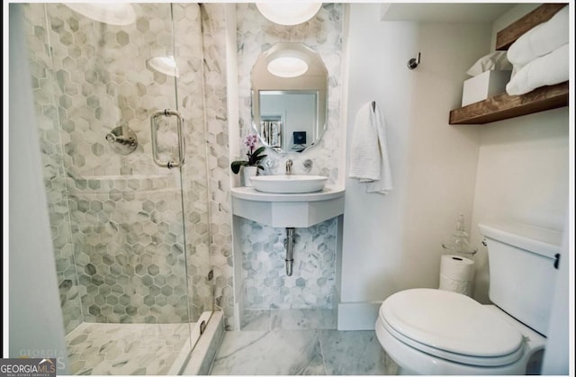 155 Mado Ln, Palmetto, GA 30268 - full bath with a sink, a shower stall, and toilet