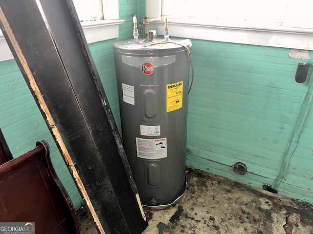 utilities featuring water heater