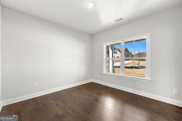 1295 Stonewood Field Rd, Watkinsville, GA 30677 - empty room with baseboards and dark wood-type flooring