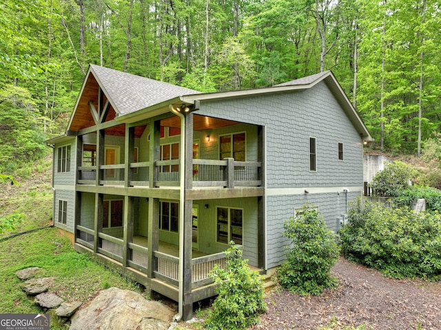 658 Dover Falls Trl, Ellijay, GA 30540 - ranch-style home featuring concrete driveway, a shingled roof, and a carport