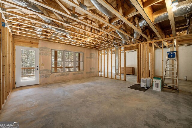 658 Dover Falls Trl, Ellijay, GA 30540 - view of unfinished basement