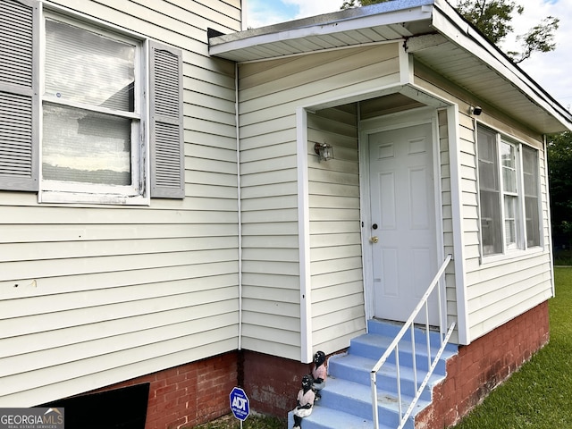 view of entrance to property