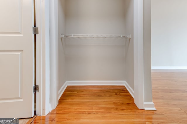 view of closet