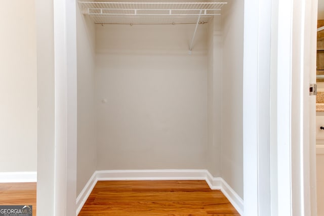 view of closet