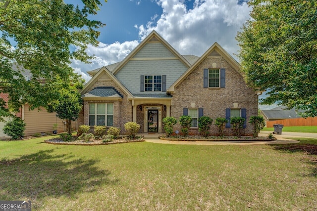 1186 Diamond Xing, Mcdonough, GA 30252 - craftsman inspired home featuring a front lawn and brick siding