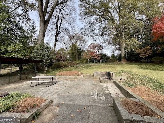 view of patio